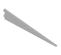 Element System 18133-00040 Supporti da Parete per Mensole, a U, 2 File, 5 Misure, Bianco, 47 cm