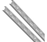 Element System 10001-00005 Guide da Parete, Bianco, Alluminio, 50 cm