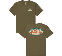 Element - T-shirt in cotone biologico - Epic SS Tee Kalamata per Uomo in Cotone - Taglia S - Kaki