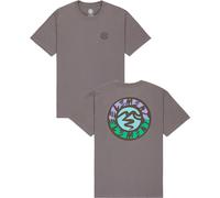 Element - T-shirt in cotone biologico - Path Ahead SS Tee Gargoyle per Uomo in Cotone - Taglia M - Grigio