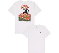 Element - Pizza Ss Bianco - Abbigliamento M Bianco