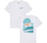 Element - T-shirt in cotone biologico - Sunrise SS Tee Optic White per Uomo in Cotone - Taglia L - Bianco