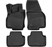 Element tappetini in Gomma 3D Premium su Misura Adatti per Audi Q3, Mk2 (F3), 2018->, 4 Pezzi.
