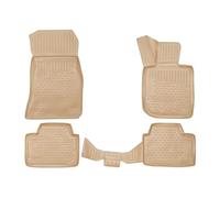 Element Tappetini in gomma 3D di alta qualità, adatti per Ford Kuga (II, IIр) 2013-2016, 2017-2019, 4 pezzi (beige)