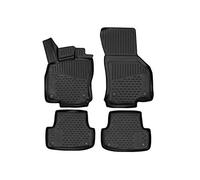 Element tappetini in Gomma 3D Premium su Misura Adatti per Audi A3, MK 3 (III), 2016->, Berlina, 4 Pezzi.