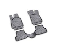 Element tappetini in gomma 3D premium su misura adatti per AUDI A3, Mk2 (II), 2003-2012, Hatchback 5 porte, 4 pezzi.
