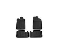 Element tappetini in gomma 3D premium su misura adatti per CITROEN Berlingo, Mk 2 (II), 2005->, Monovolume, 4 pezzi.