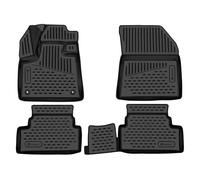 Element tappetini in gomma 3D premium su misura adatti per KIA Niro, Mk 1 (I), 2016->, Fuoristrada 5 porte, 4 pezzi.