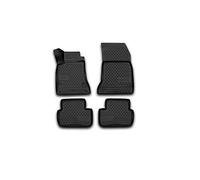 Element tappetini in Gomma 3D Premium su Misura Adatti per Mercedes-Benz B-klasse, MK 1 (I), 2011-2008, Hatchback 5 Porte, 4 Pezzi.