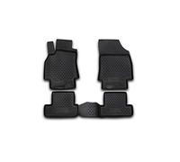 Element tappetini in Gomma 3D Premium su Misura Adatti per Renault Megane, MK 3 (III), 2010-2015, Cabriolet, 4 Pezzi.