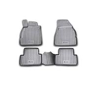 Element tappetini in Gomma 3D Premium su Misura Adatti per Renault Megane, Mk2 (II), 2002-2009, Hatchback 5 Porte, 4 Pezzi.