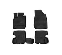 Element tappetini in gomma 3D premium su misura adatti per RENAULT Sandero, Mk 2 (II), 2010-2018, Hatchback 5 porte, 4 pezzi.