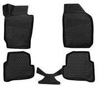 Element tappetini in gomma 3D premium su misura adatti per SKODA Fabia, Mk3 (III), 2017->, Station Wagon 5 porte, 4 pezzi.