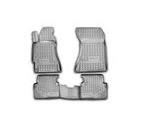 Element tappetini in Gomma 3D Premium su Misura Adatti per Subaru Forester, MK 2 (II), 2003-2008, Fuoristrada 5 Porte, 4 Pezzi.