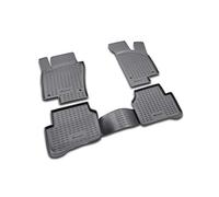 Element tappetini in gomma 3D premium su misura adatti per VOLKSWAGEN Passat, Mk 7 (VII), 2009->, Berlina, 4 pezzi.