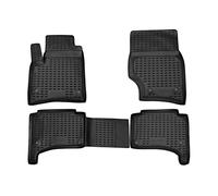 Element tappetini in gomma 3D premium su misura adatti per VOLKSWAGEN Touareg, Mk 1 (I), 2002-2010, Fuoristrada 5 porte, 4 pezzi.