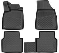Element, Tappetini in gomma 3D su misura per HYUNDAI i20 GB 2nd gen. 2014-20219 berlina 4 pezzi, nero