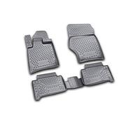 Element Tappetini in Gomma Antiscivolo Premium Personalizzati Audi Q7, 2005-2014, 4 pez. Nera