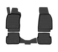 Element, Tappetini in gomma antiscivolo premium personalizzati SKODA Octavia II (Typ 1Z), 2004-2013, 4 pez., nera