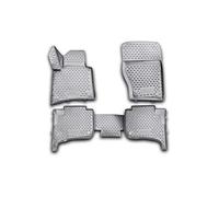 Element Tappetini in Gomma Premium Antiscivolo su Misura per VW Touareg II VW Touareg II/Porsche Cayenne II Aria condizionata a Due Zone, Nero