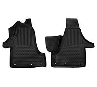 Element Tappetini in Gomma Premium Antiscivolo su Misura per VW Transporter T5 T6 2004-2020, Nera