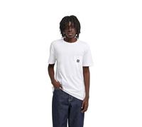 Element Top a Maglia Manica Corta Icon Label Pocket SS Bianco S