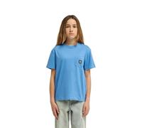 Element Top a Maglia Manica Corta Icon Label Pocket SS Y Ragazzo 8-16 Anni Blu