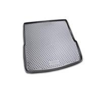Element Tronco Bagagliaio Vasca Baule Antiscivolo Premium su Misura Audi A6 MK3 allroad Quadro/Avant Famigliare C6 2004-2011 Famigliare, Nera