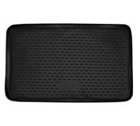 Element Vasca Baule Tronco Bagagliaio Antiscivolo Nero Premium su Misura Renault Captur, 2016-2019, SUV, Superiore (EU),1 pez.
