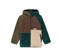 Element - Pile Sherpa con zip - Wolfe Sherpa Youth Multicolor in Poliestere Riciclato - Taglia 8a - Blu