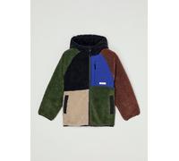 Element - Pile con zip in sherpa - Wolfe Sherpa Jacket Youth Multi in Poliestere Riciclato - Taglia 8a - Kaki