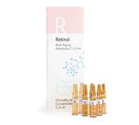 Elemental Care Fiale Retinolo 7x2ml - Siero Viso Illuminante Antirughe, Antietà e Anti Macchie