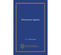 Elementary algebra