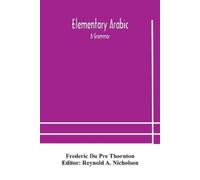 Elementary Arabic (Tascabile)