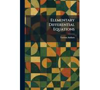 Elementary Differential Equations