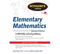 Philip Schmidt Barnet Schaum's Outline of Review of Elementary Mathe (Tascabile)