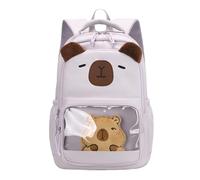 Elementary Middle Kids Capybara Zaino con scomparti multipli Nylon Impermeabile Utility Zaino per bambini Adolescenti, Viola, 300.00x200.00x440.00mm/11.81x7.87x17.32inch, Casual
