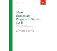 Elementary Progressive Studies, Set II for Violin