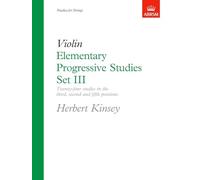 Elementary Progressive Studies, Set III for Violin
