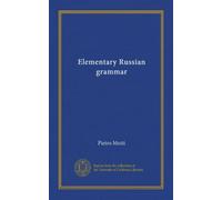 Elementary Russian grammar