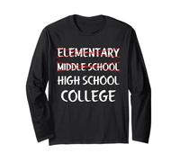 Elementary School Middle School 6th Grade Graduation 2026 Maglia a Manica