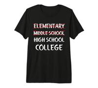 Elementary School Middle School 6th Grade Graduation 2026 Maglietta Premium