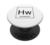Elementi della tavola periodica dei compiti a casa PopSockets PopGrip Adesivo