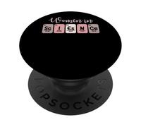 Elementi della tavola periodica delle donne nella scienza PopSockets PopGrip Adesivo