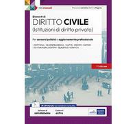 Elementi di Diritto civile (Istituzioni di diritto privato): Teoria e test per concorsi pubblici e aggiornamento professionale