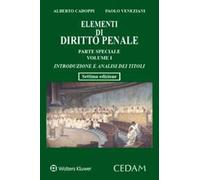 Libri Alberto Cadoppi / Paolo Veneziani - Elementi Di Diritto Penale
