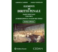Libri Alberto Cadoppi / Paolo Veneziani - Elementi Di Diritto Penale