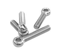 Elementi di fissaggio con occhiello a vite, Bullone di collegamento ad anello con foro fisheye, vite M5-M16 GB798 304, assortimento in acciaio inossidabile(M12x150 1pcs)