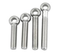 Elementi di fissaggio con occhiello a vite, Bullone di collegamento ad anello M14-M18, vite con foro scorrevole, occhio pesce, acciaio inossidabile 304(M16x100-1pcs)