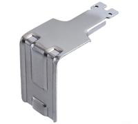 Elementi di fissaggio regolabili per cassetti in acciaio inossidabile per montaggio di armadi e mobili, nessuna maniglia richiesta, sistema di installazione a pressione (F)